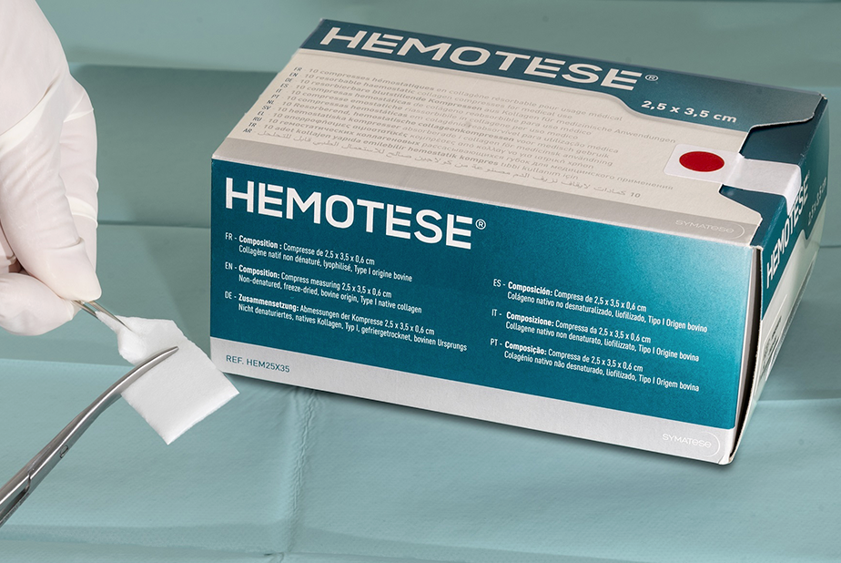 Hemotese, controllo emostatico rapido e supporto avanzato alla guarigione dei tessuti molli