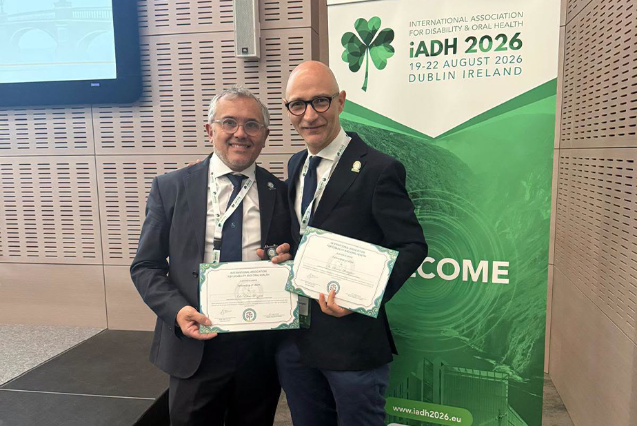 Simone Buttiglieri riceve la Fellowship dell'iADH
