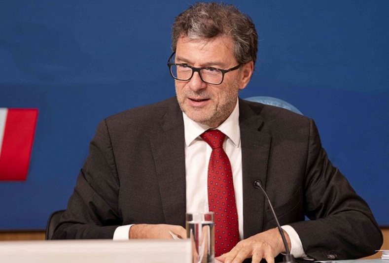 Ministro dell'economia Giancarlo Giorgetti