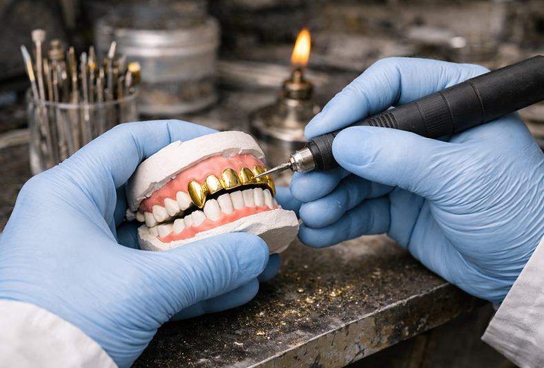 Odontotecnica e design: laboratorio sui grillz in una scuola di Pesaro
