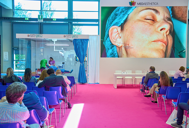 Sessione Live di medicina estetica a Expodental Meeting