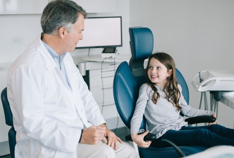 paziente con odontoiatra
