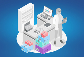 Stack: gestione smart del magazzino dentale Illustrazione magazzino