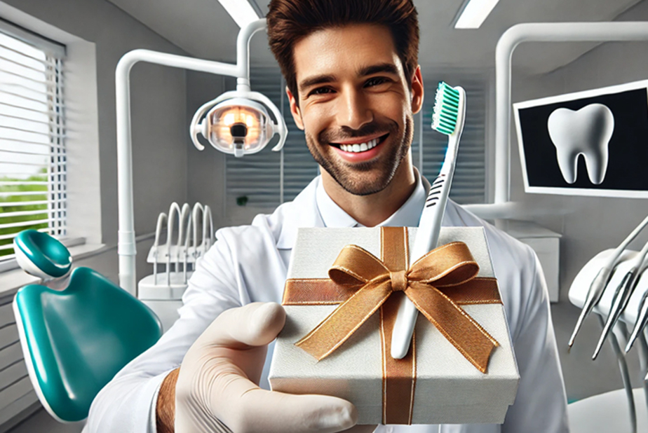 Omaggi ai pazienti: cosa fare e cosa non fare Dentista con omaggio
