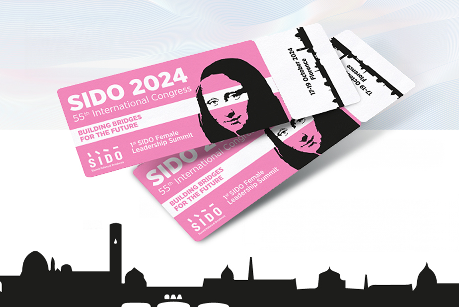 55° SIDO International Congress: appuntamento a Firenze dal 17 al 19 ottobre Ticket 55° SIDO International Congress