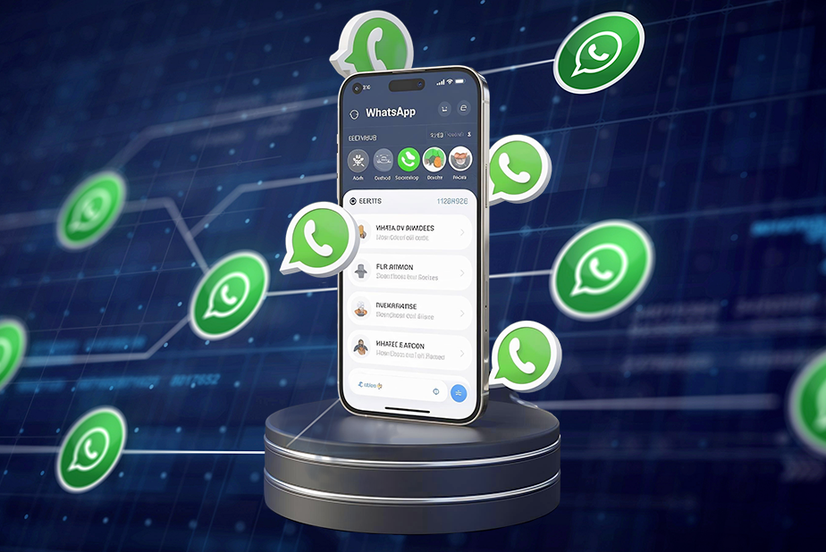 WhatsApp e Intelligenza Artificiale: da semplice chat a leva strategica per la crescita dello studio odontoiatrico Smartphone con simbolo whatsapp