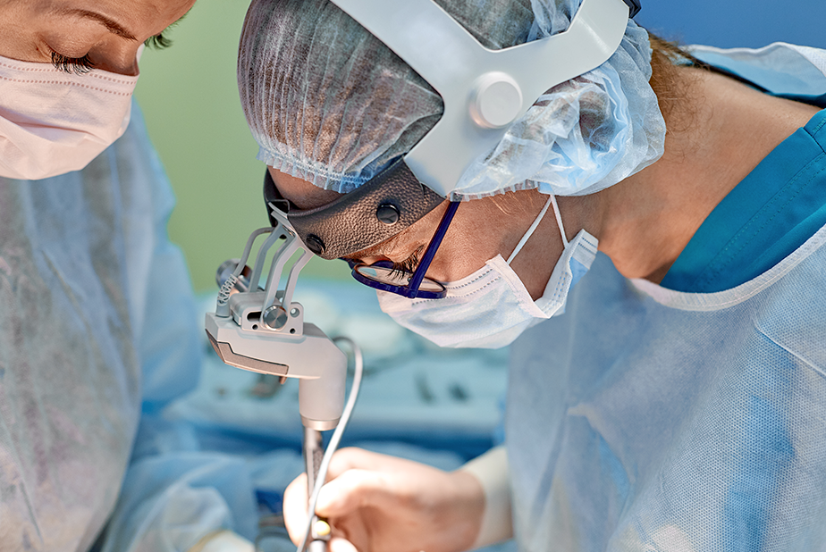 medico professionista a lavoro