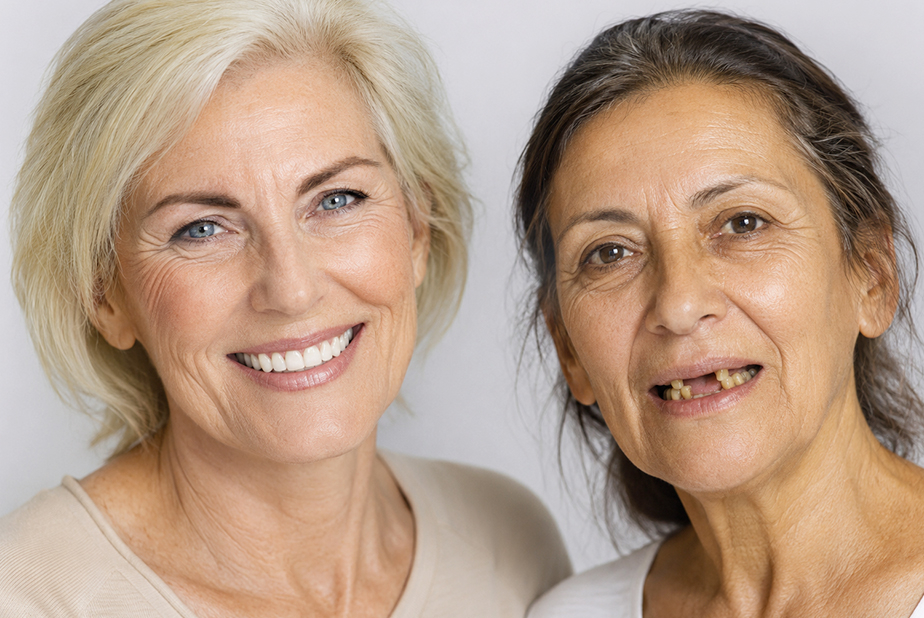 In Europa la salute orale over 50 è una questione di disuguaglianza Donne che sorridono