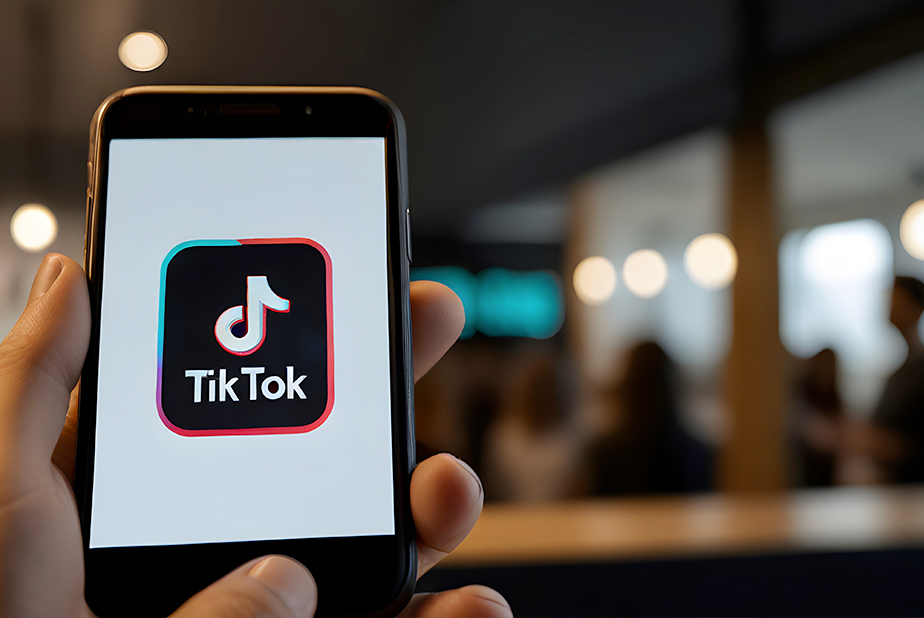 TikTok e i "dental hack" virali. Quanto stanno davvero rovinando i sorrisi dei pazienti? Smartphone con logo TikTok