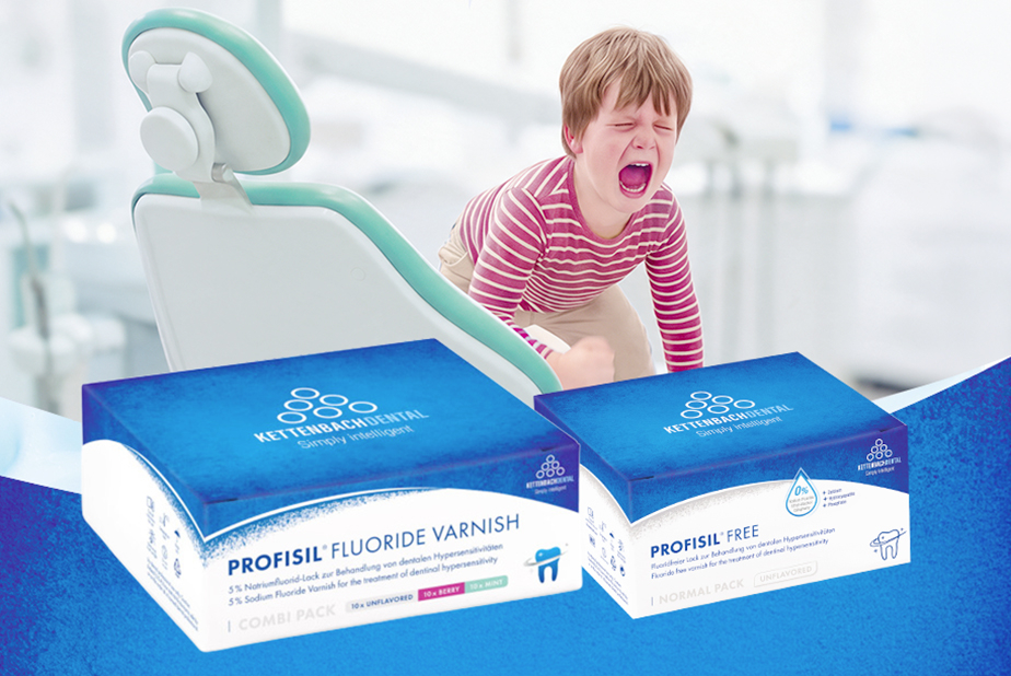 NO DRAMA nella profilassi Bambino che piange su riunito odontoiatrico